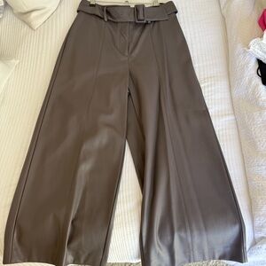 Ann Taylor Grey Wide-Leg Pants